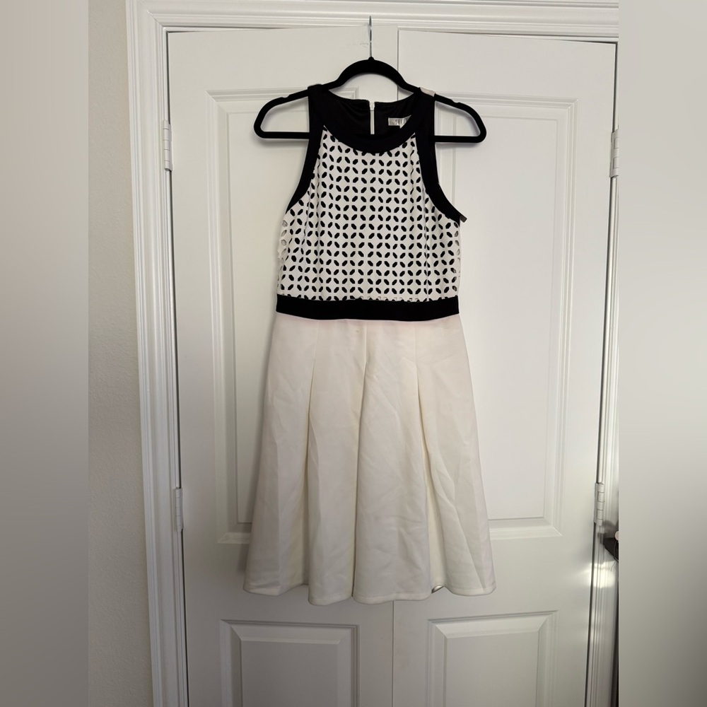Black and White Mini Dress